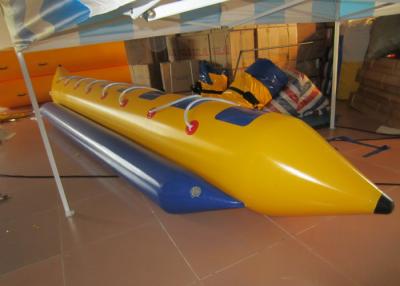 中国 ゲームの膨脹可能なバナナ ボート、湖及び海岸の膨脹可能な飛魚座に6.4 x 1.31m水をまいて下さい 販売のため