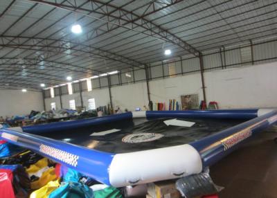 China Iinflatable Above Ground Pools For Adults , Blue Large Blow Up Pool 10 X 10m for sale