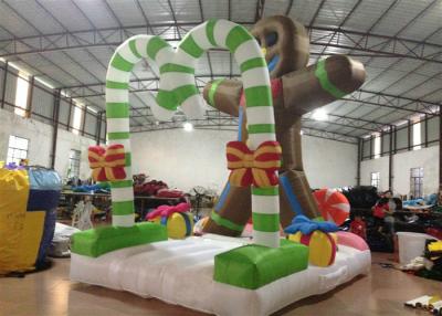 China Commercial Activities Inflatable Christmas Decorations Cookie 4 X 2.8 X 4.5m for sale