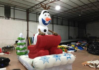 China Outdoor Blow Up Christmas Decorations , Commercial Activities Merry Christmas Inflatable for sale