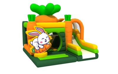 China Rabbit Themed PVC 4.2x4x3.6m Inflatable Combos Indoor Bounce House for sale