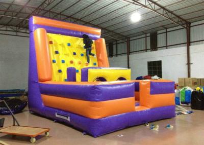 China Inflatable Water Climbing Wall / Tower , Funny Attractive Blow Up Climbing Wall for sale