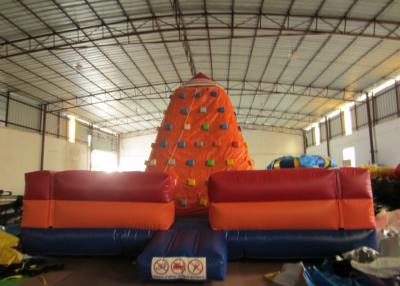 China Customized Climbing Wall Inflatable 6 X 6 X 4.5m , Inflatable Water Slide Climbing Wall for sale