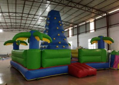 China Durable Inflatable Rock Climbing Wall Trees Digital Printing 7 X 7m Safe Nontoxic for sale