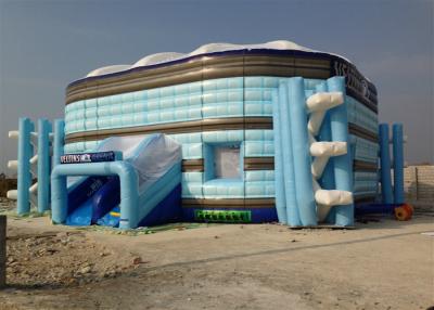China Big Football Station Kids Inflatable Playground , Big Party Inflatable Football Court for sale