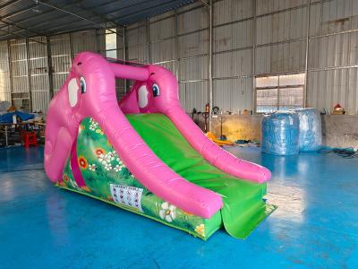 China Elephant Themed 3.5x1.8x2.5m Inflatable Water Slides Digital Printing Water Jump House With Slide for sale