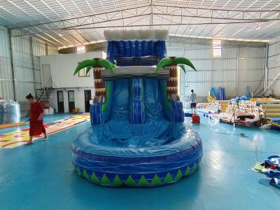 China EN14960 8x3x4m Inflatable Water Slides Indoor Inflatable Water Bounce House for sale