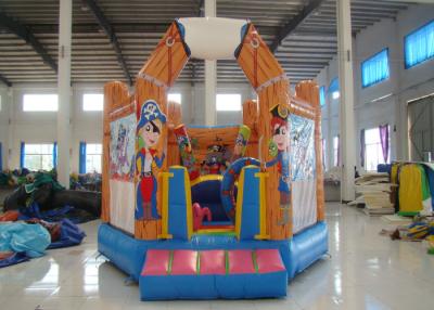 China Double Stitching Pirate Ship Bounce House 5 X 5 X 4m , Professional Small Jump House for sale