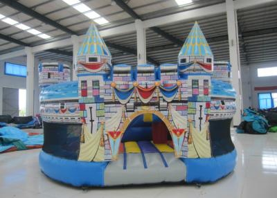 China 0.55mm Pvc Tarpaulin Kids Inflatable Castle Bounce House 5 X 5 X 3m For Water Park for sale