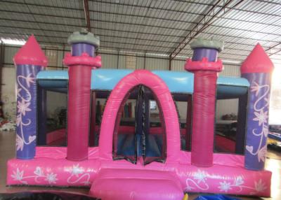 China Princess Castle Kids Inflatable Bounce House 0.55mm Pvc Tarpaulin 3 - 15years Old Children for sale