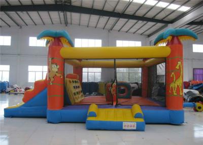 China Simple inflatable monkey mini bouncer house PVC material inflatable mini bouncer castle bouncy for kids under 8 years for sale