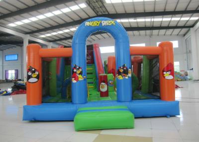 China Cheap price inflatable crazy bird combo house commercial inflatable crazy bird jumping castle with slide on sale for sale