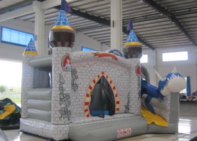 China Digital Printing Dragon Large Bouncy Castle , Waterproof Princess Jumping Castle for sale