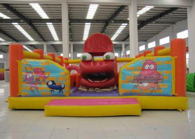 China Salto inflável do CE inflável engraçado grande do salto da lua da casa do salto da cidade do partido do projeto do monstro da boca à venda