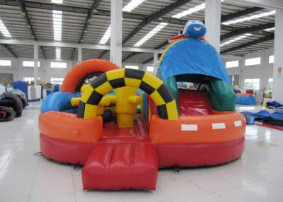 China Giant Inflatable Air Plane Children'S Bounce House , Fun City Outdoor Bounce House for sale