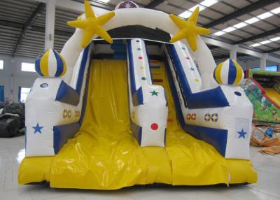 China High Slide Mini Inflatable Pool Slide , Waterproof Funny Commercial Slip And Slide for sale