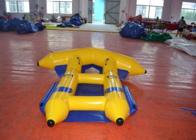 China Digital Printing Inflatable Water Games Boat  2.97 X 2.7m Durable PVC Tarpaulin for sale