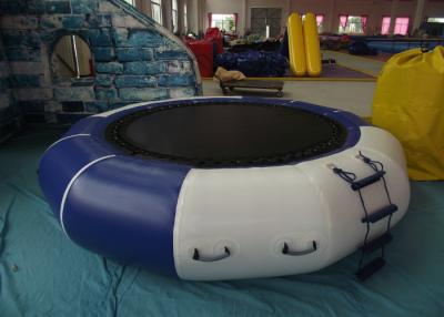 China Dos jogos infláveis da água do lago PVC inflável Trapaulin do trampolim Dia3m 0.9mm da água à venda