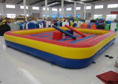 China Jogos de esportes infláveis ​​para parque de diversões Jousting inflável / impressão digital de gladiador à venda