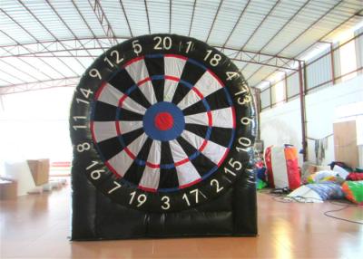 China Indoor Giant Inflatable Sports Games Inflatable Foot Darts 3 X 3.3m Digital Printing for sale