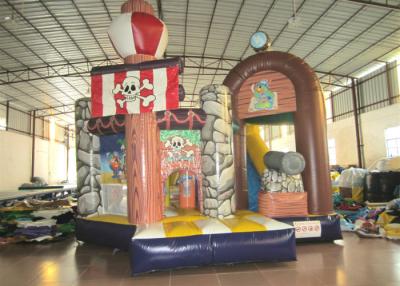 China Commercial Pirate Ship Bounce House , Indoor Playground Pirate Ship Bouncer 5 X 6m for sale