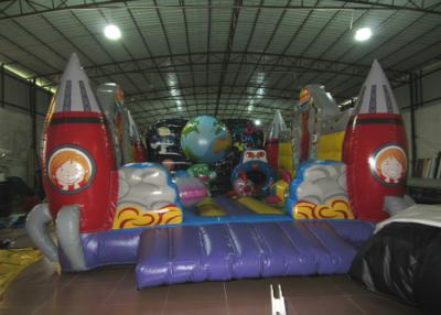 China Custom Alien Spaceship Blow Up Bounce House , Little Tikes Inflatable Bounce House for sale