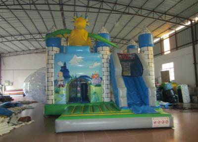 China Dragon Combo Inflatable Jump House Safe Nontoxic Quadruple Stitching In Public for sale