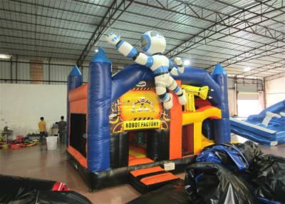 China Inflatable Robot Kids Jump House , Amusement Park Games Blow Up Jumping Castle for sale