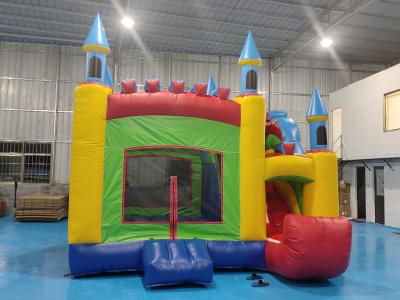 China Commercial Grade Bounce House Inflatable Combo Jumping House With Slide Inflatable Bubble Castle For Kids Te koop