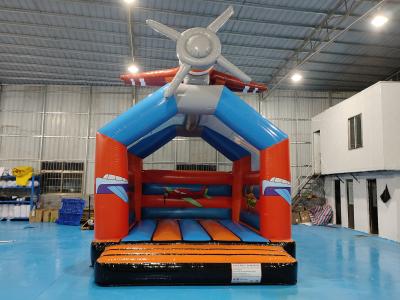 中国 Commercial Grade Inflatable Bounce House Helicopter Plane Cartoon Inflatable Bouncer Jumping Playground For Kids 販売のため