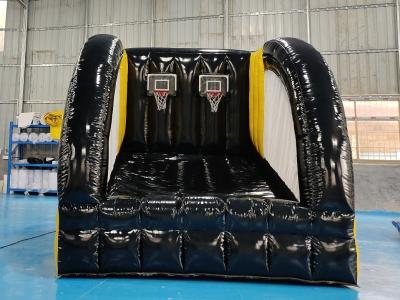 China Commercial Inflatable Sport Game Double Hoop Inflatable Basketball Game Basketball Toss Sport Game For Kids And Adults Te koop