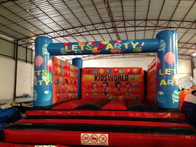 China Simple Kids Inflatable Bounce House For 5-6 Children Outside Inflatable Balloon Painting Jump House for sale