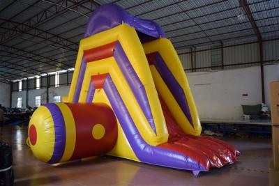 China Big Commercial Inflatable Water Slides For Pool Short 5 - 8 Kids Capacity for sale
