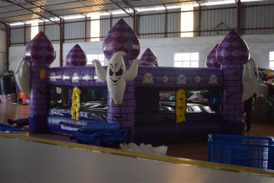 China Fun Inflatable Sports Games / Interesting Halloween Round Inflatable Whac - A - Mole Games for sale