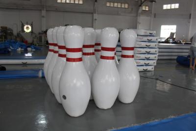 China Interactive Outdoor Big Sealed Inflatable Bowling Game Airtight EN14960 Standard for sale