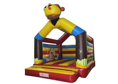 China Do leão-de-chácara inflável amarelo do macaco da casa do macaco inflável macaco inflável de salto de salto temático do castelo para a venda à venda