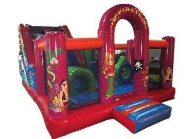 China Best sell inflatable combo China pirate themed inflatable combo inflatable bouncer plus slide for commecial for sale