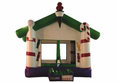 China Simple Inflatable Ice Cream Bouncer / Inflatable Candy Bouncer House With Roof for sale