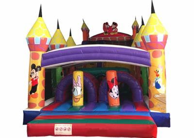 China Cursos de obstáculo infláveis comuns/jogos infláveis do obstáculo de Mickey à venda