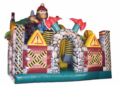 China Lion Animals Inflatable Fun City / Inflatable Forest Jumping Zoo Jumping House for sale