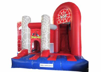 China 5 in 1 inflatable combo classic inflatable Spiderman bouncy castle PVC material inflatable jumping house for sale for sale