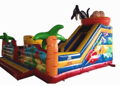 China Inflatable Dinosaur Kids Inflatable Jumper , Outdoor 10 X 9m Blow Up Fun House for sale