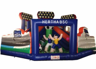 China Inflatable Fun City Football Games Theme For Amusement Park  / Big Party Inflatable Fun Factory for sale
