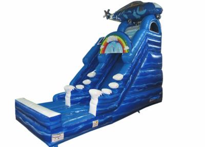 China Digital print inflatable Naval Air Force Helicopter standard slide inflatable high dry slide for Children under 15 years for sale