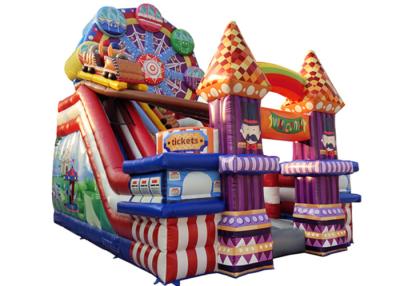 China Ferris Wheel Inflatable Fun City With Digital Printing , Childrens Jumping Castle for sale