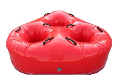 China 1.7x1.7x0.5m  PVC Tarpaulin Inflatable Water Games Boat for sale
