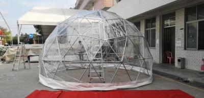 China Outdoor Clear Inflatable Bubble Tent , Inflatable Medical Tent Dia 5m for sale