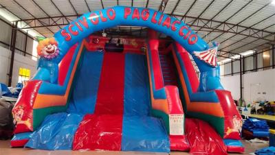 China 1000D Plato Commercial Inflatable Water Slides Digital Printing for sale