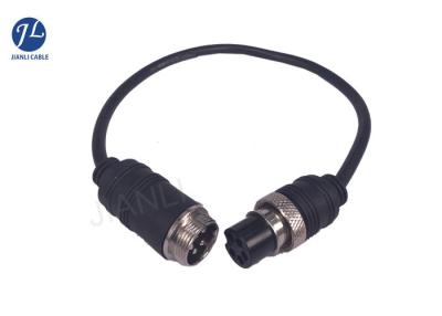 China OD 3.0mm 20mm Length 5 Pin GX16 Aviation Cable for sale