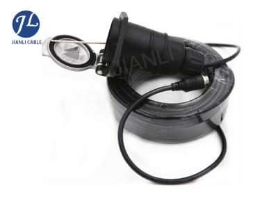 China Car Reverse Security Camera Extension Cable 7 Pin 12-24V With 1 Video Input for sale